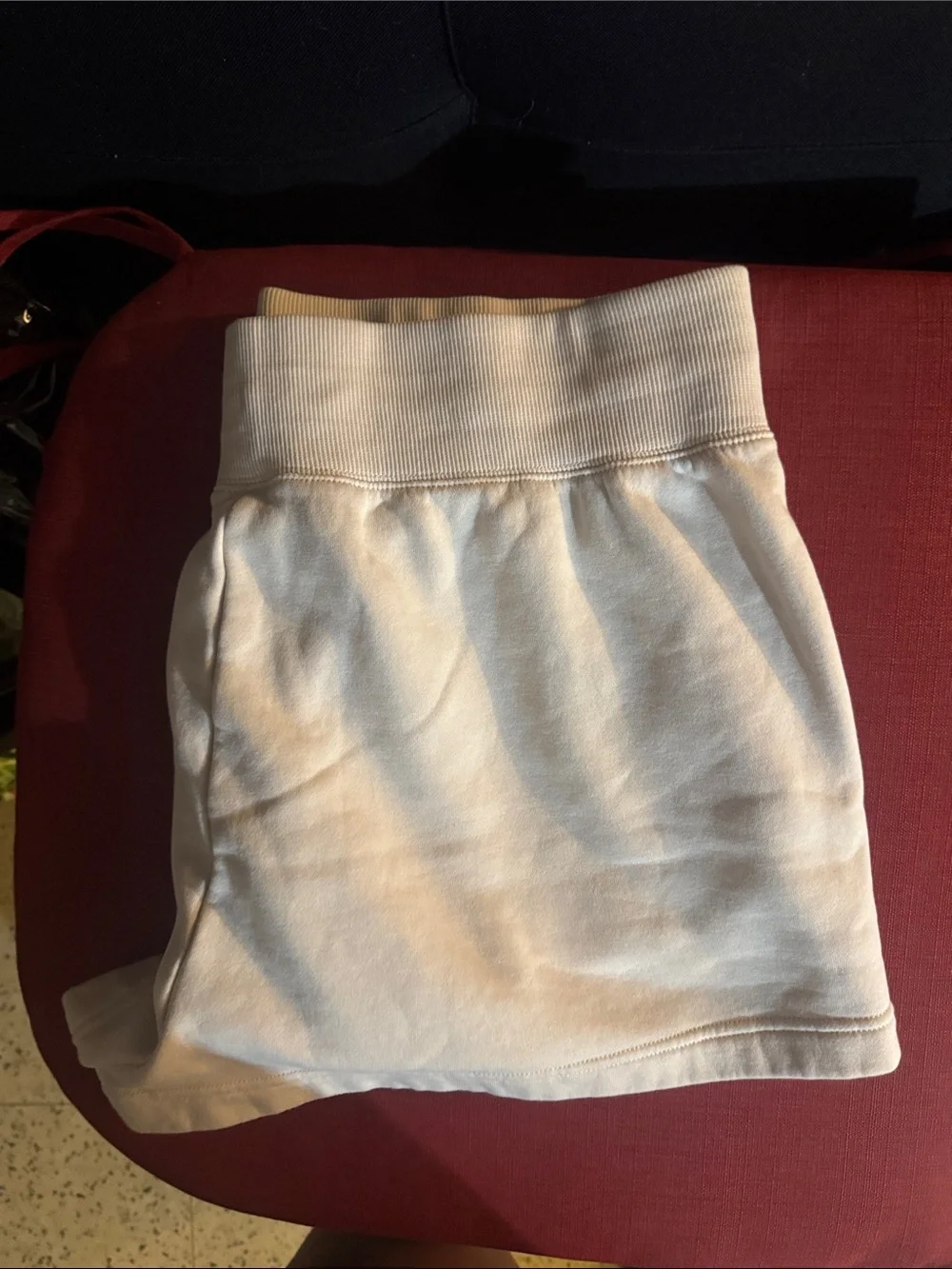 Nike Ivory Drawstring Athletic Skort